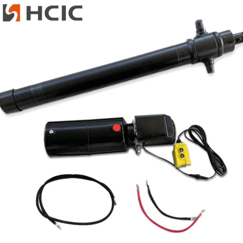 4TG-E90-1000 Treyler Hidrolik Silindir + Özel Güç Ünitesi Kombinasyonu