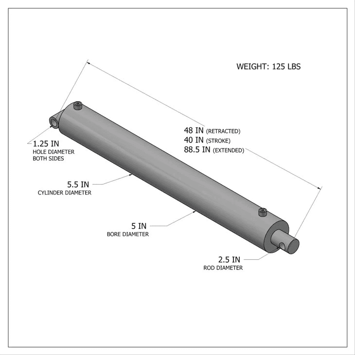 Hidrolik Baypassız Silindir