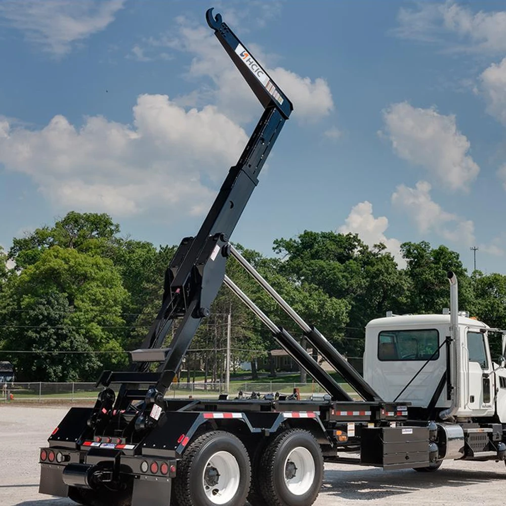 hydraulic hook lift arms