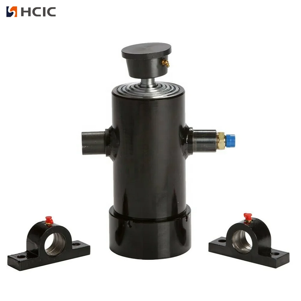 Devrilir Römork Şasi Küçük Teleskopik Hidrolik Silindir